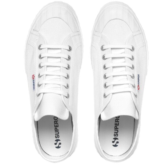 COPY - Superga 2630 Stripe Low Cut Sneakers, White Size 37 - Picture 3 of 5
